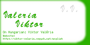 valeria viktor business card